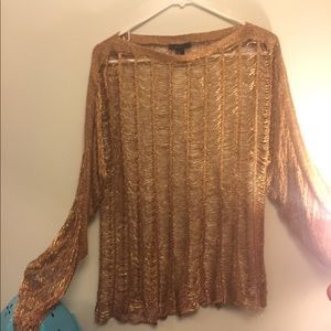 Forever 21 gold knit. Total statement piece.